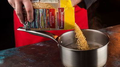 пшеничная каша с ягодами