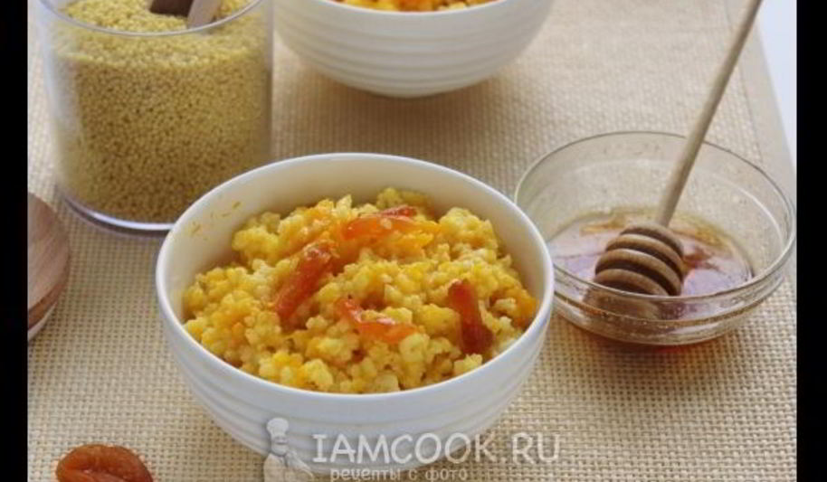 Рецепт постной пшенной каши с тыквой