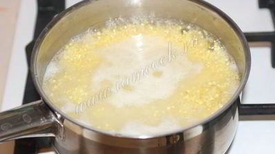 пшенная каша на молоке