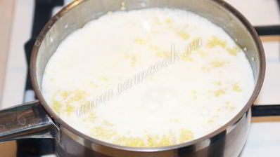 пшенная каша на молоке