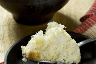 Пшенная каша с картофелем и луком