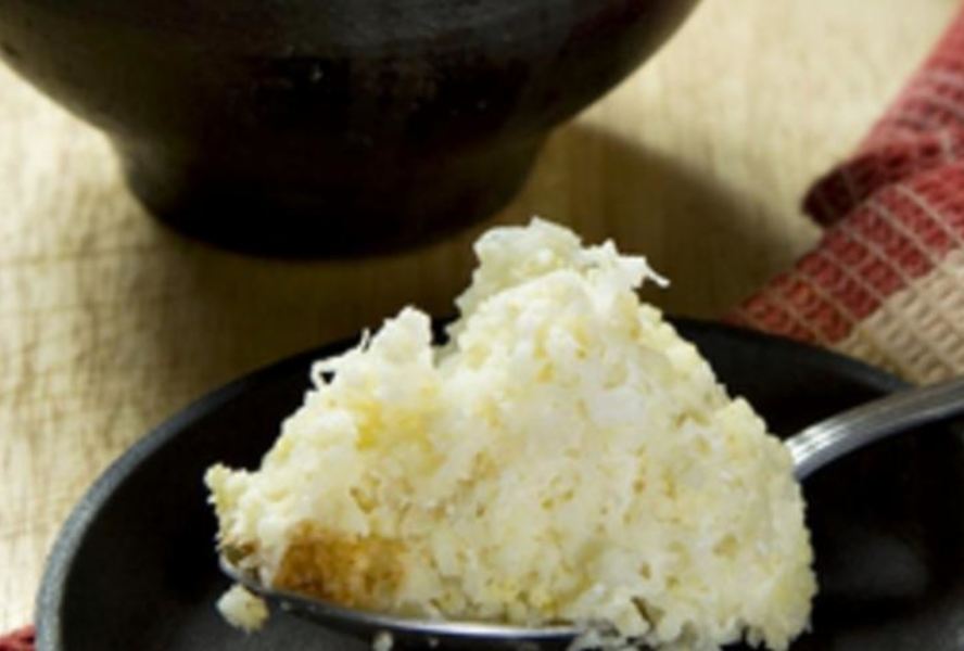 Пшенная каша с картофелем и луком