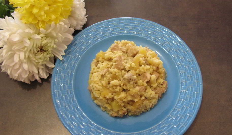 Рецепт пшенной каши с картофелем и свининой