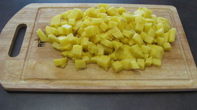 пшенная каша с картофелем и свининой