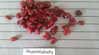 пшенная каша с клюквой