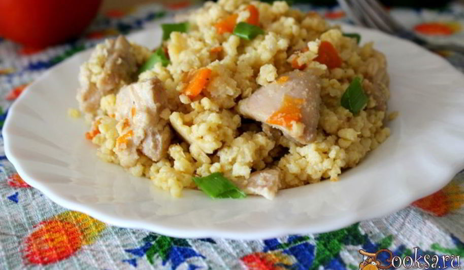Рецепт пшенной каши с курицей