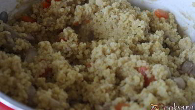 пшенная каша с курицей