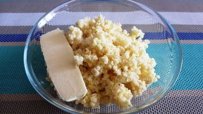 пшенная каша с медом и кедровыми орешками