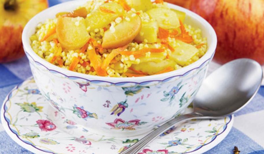 Рецепт пшенной каши с морковью и яблоками