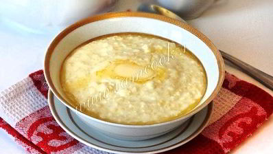 пшенная каша с творогом