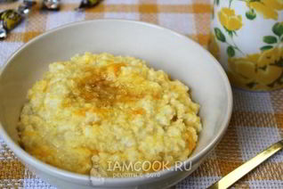 Пшенная каша с тыквой и медом
