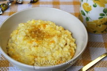Пшенная каша с тыквой и медом