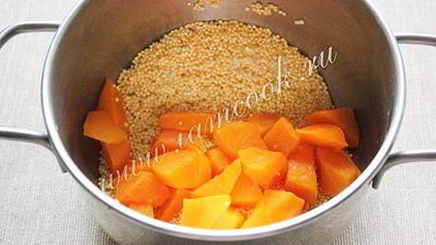 пшенная каша с тыквой и медом