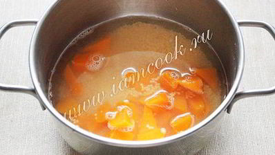 пшенная каша с тыквой и медом