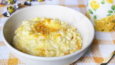 пшенная каша с тыквой и медом