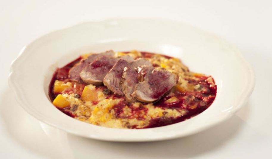 Рецепт пшенной каши с тыквой и утиной грудкой