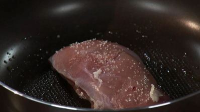 пшенная каша с тыквой и утиной грудкой