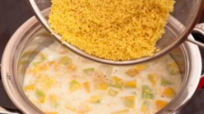 пшенная каша с тыквой в горшочке