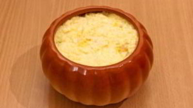 пшенная каша с тыквой в горшочке