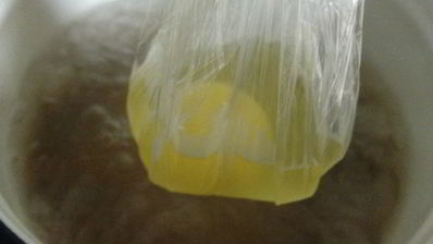 пшенная каша с яйцом-пашот