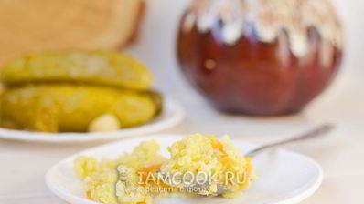 пшенная каша в горшочках