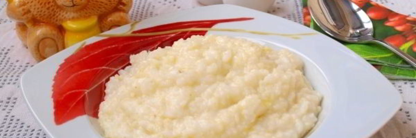 Рисово-пшенная каша на молоке