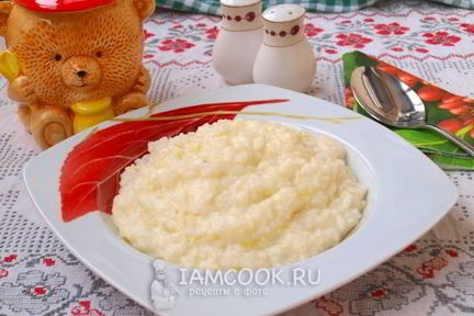 Рисово-пшенная каша на молоке