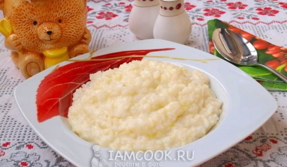 Рецепт рисова-пшенной каша на молоке