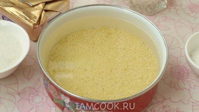 рисово-пшенная каша на молоке