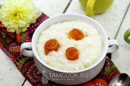 Рисовая каша на молоке в мультиварке