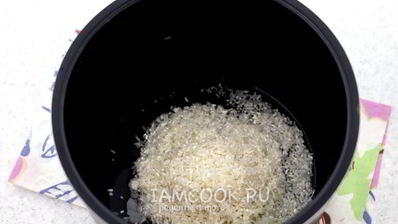 рисовая каша на молоке в мультиварке