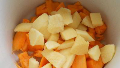 рисовая каша с айвой в тыкве