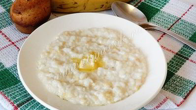 рисовая каша с бананом