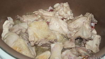 рисовая каша с домашней курицей в мультиварке