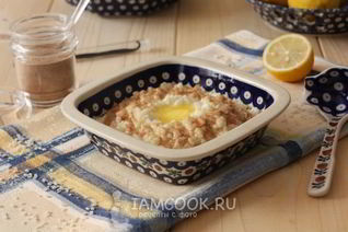 Рисовая каша с корицей