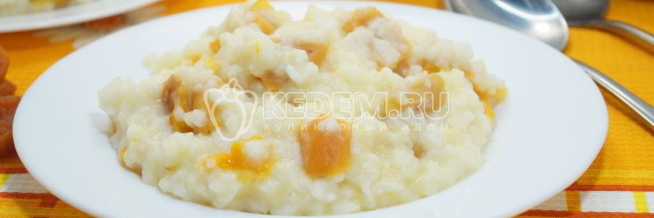 Рисовая каша с курагой в мультиварке