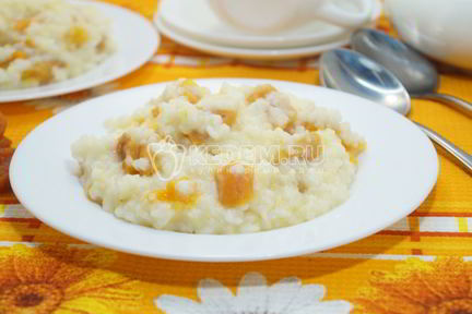 Рисовая каша с курагой в мультиварке