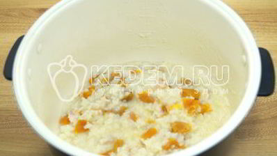 рисовая каша с курагой в мультиварке