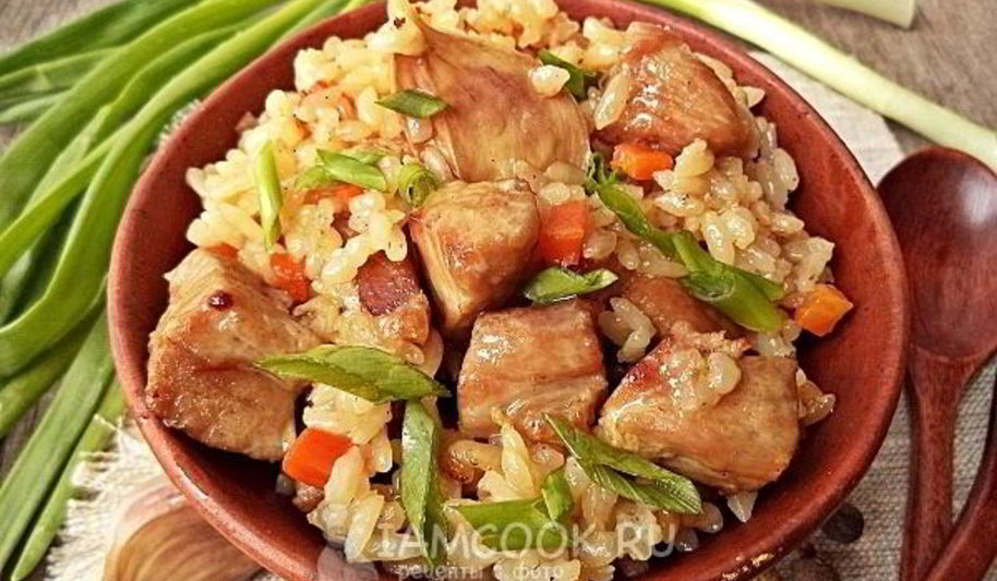 Рецепт рисовой каши с мясом