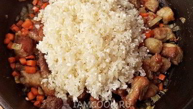 рисовая каша с мясом