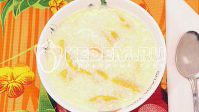 рисовая каша с персиком