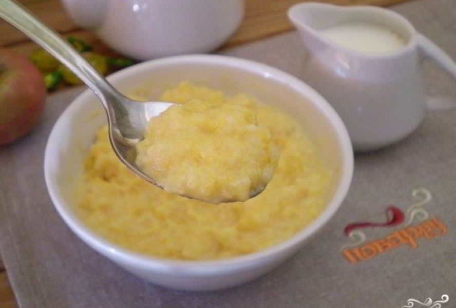 Рисовая каша с тыквой в мультиварке