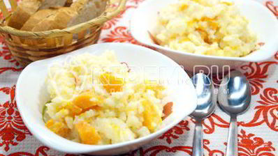 рисовая каша с тыквой