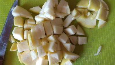 рисовая каша с яблоками и корицей