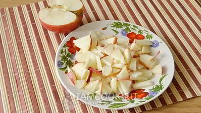 рисовая каша с яблоками