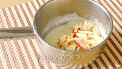 рисовая каша с яблоками