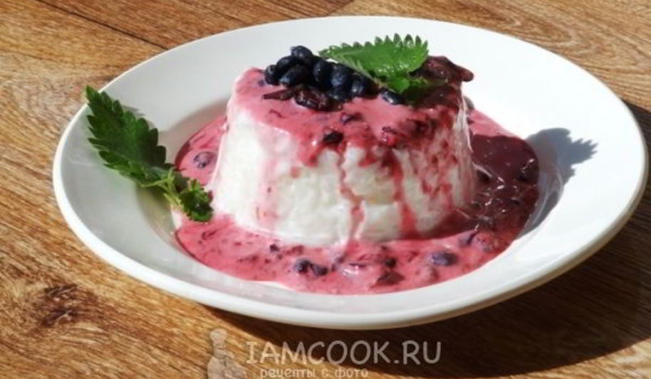 Рецепт рисовой каши с жимолостью