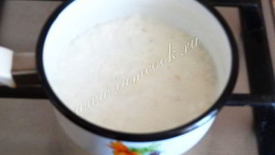 рисовая каша с жимолостью