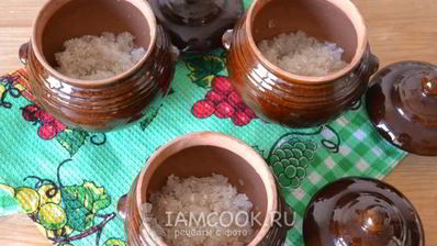 рисовая каша в горшочке