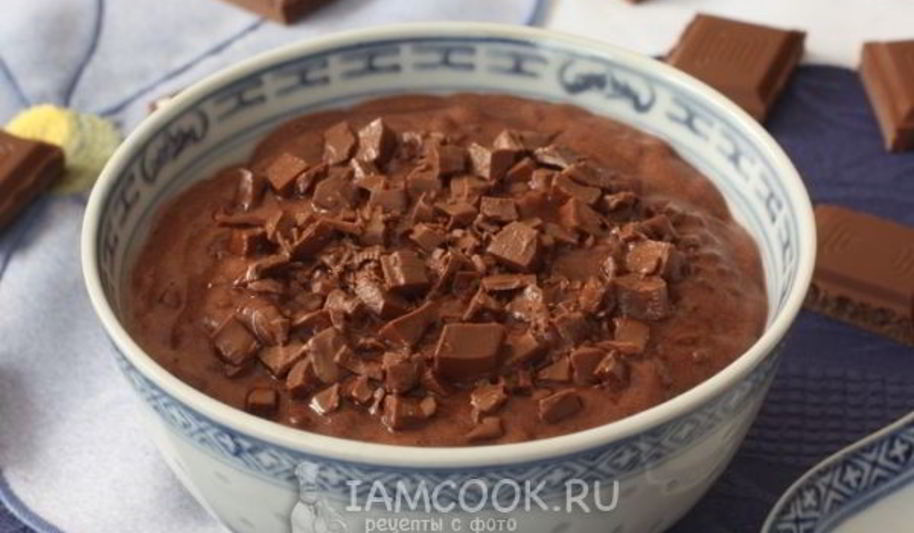 Рецепт шоколадной рисовой каши
